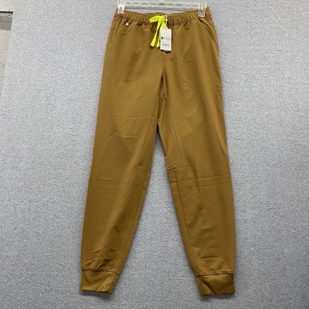 FIGS Tansen Jogger Scrub Pants Men S Tall Clay Brown Drawstring Pockets Limited